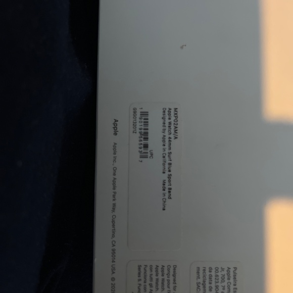 Apple Watch Sport Band Surf Blue Sport 44 MM - Picture 3 of 3